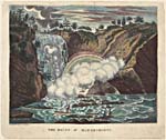 Pictorial engraving: The Falls of Montmorenci