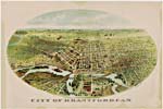 Bird's-eye view of Brantford, Ontario, 1893