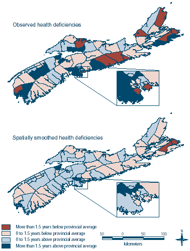 Life expectancy in Nova Scotia