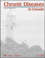 Chronic Diseases in Canada cover of the  PDF version