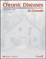 Chronic Diseases in Canada cover of the  PDF version