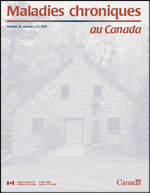 Maladies chroniques au Canada - cover version PDF