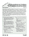 Coup d'oeil sur l’Étude canadienne sur l’incidence des signalements de cas de violence et de négligence envers les enfants