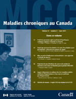 Maladies chroniques au Canada - Volume 31-2