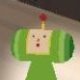 Katamari Damacy's cylindrical-headed hero rolls his own.
