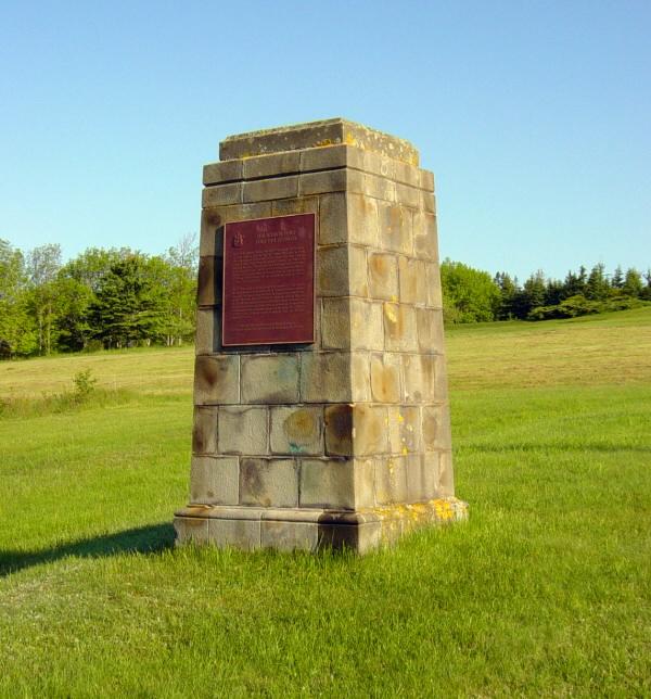 Monument commemorating the Scotch Fort 1629-1632
