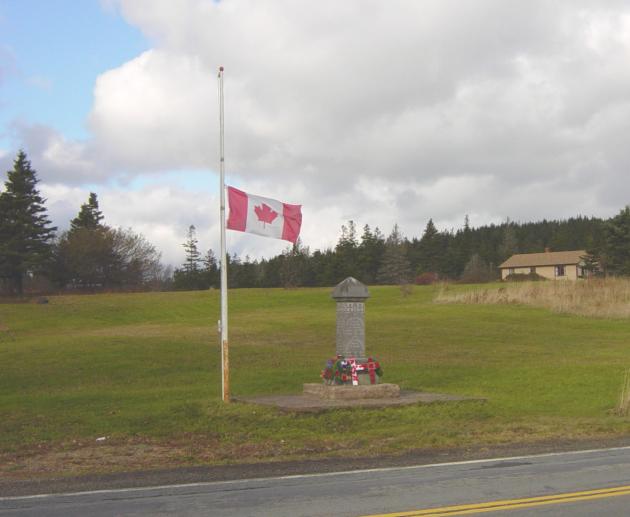 Rossway war memorial, 11 November 2005