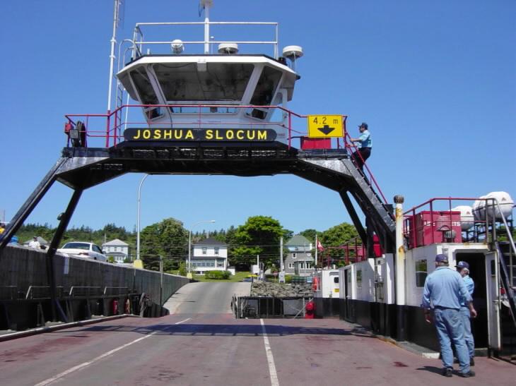 Grand Passage ferry Joshua Slocum at Westport