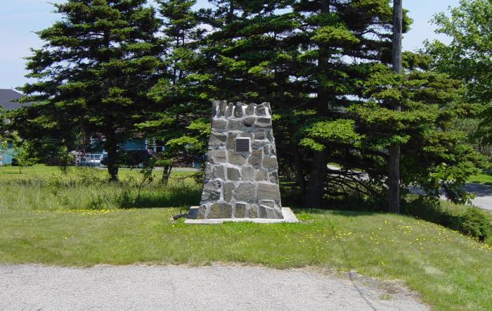 Nova Scotia: Westport monument, west face