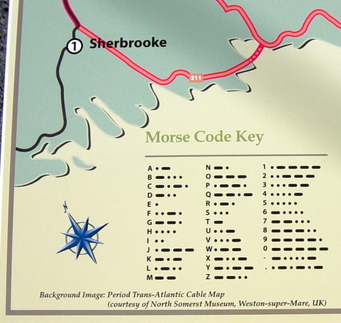 Hazel Hill: Commercial Cable Trans Atlantic Park, west interpretative panel