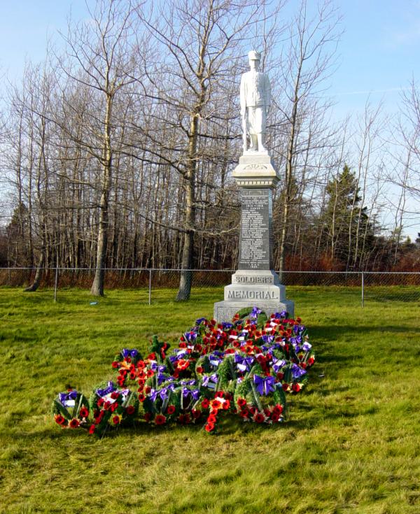 Canso and Hazel Hill, Nova Scotia: war memorial