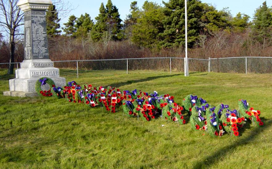 Canso and Hazel Hill, Nova Scotia: war memorial