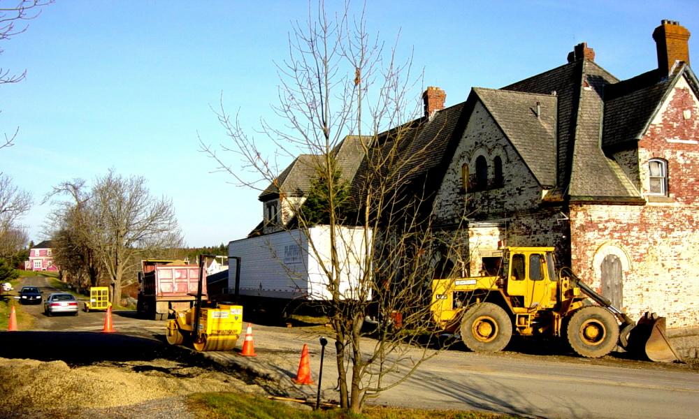 Hazel Hill: Commercial Cable Company telegraph building