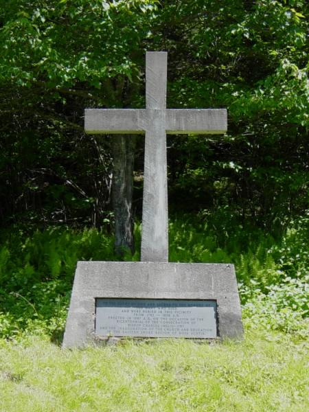 Country Harbour: Bishop Inglis memorial