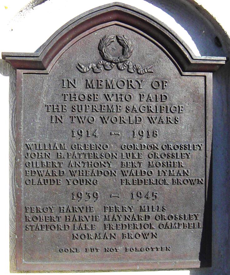 War memorial plaque, Bramber