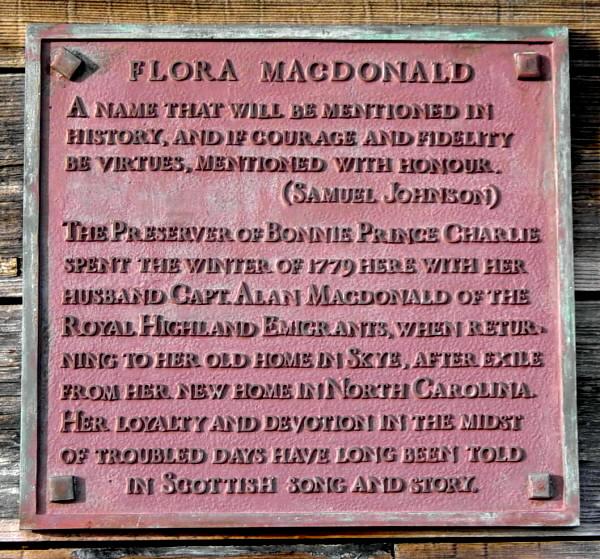 Flora MacDonald plaque, Windsor