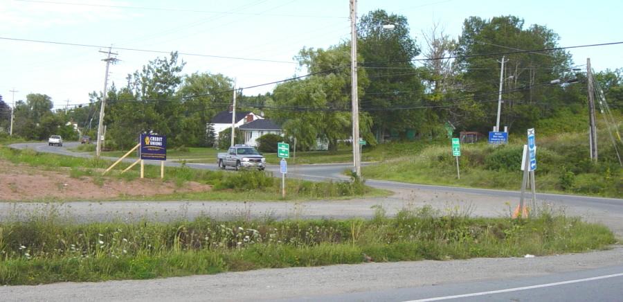 Hants County: Acadian Heritage sign #12, Wentworth Road