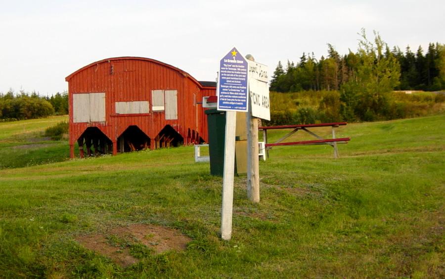 Hants County: Acadian Heritage sign #22, Tennecape