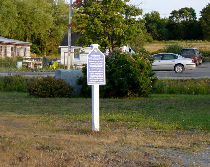 Hants County: Acadian Heritage sign #23, Noel
