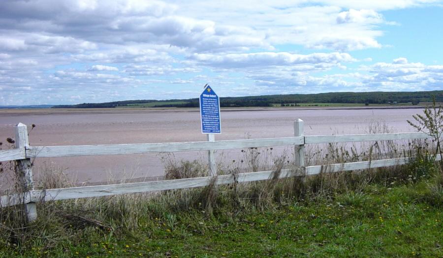 Hants County: Acadian Heritage sign #24, Maitland