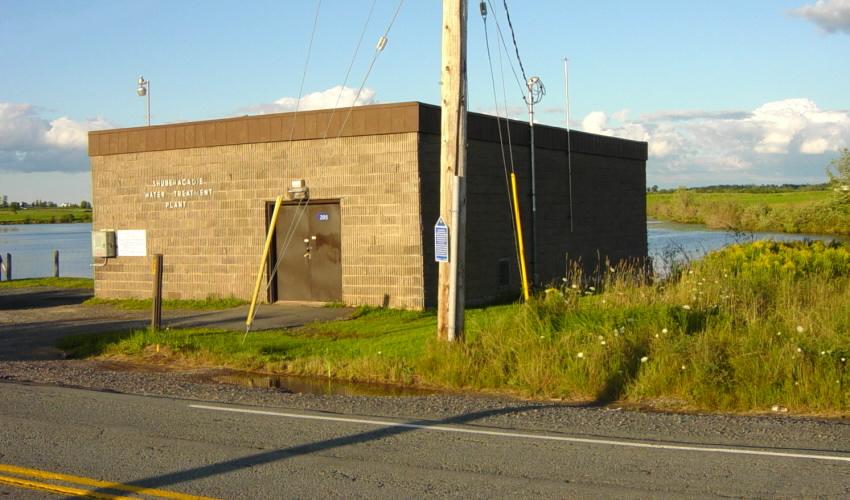 Hants County: Acadian Heritage sign #25, Snide's Lake, Shubenacadie