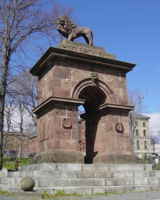 Crimean war memorial monument