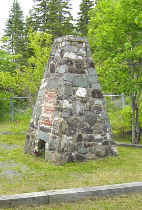 Nova Scotia: Moose River Gold Mine cairn