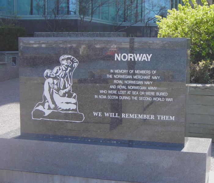 Halifax: Norwegian Memorial, Sackville Landing