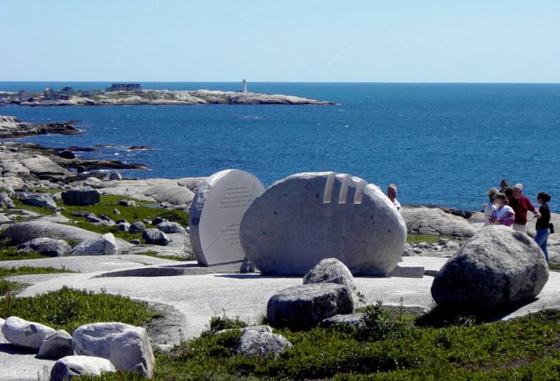 Swissair Flight 111 memorial, Whalesback, looking southeast.