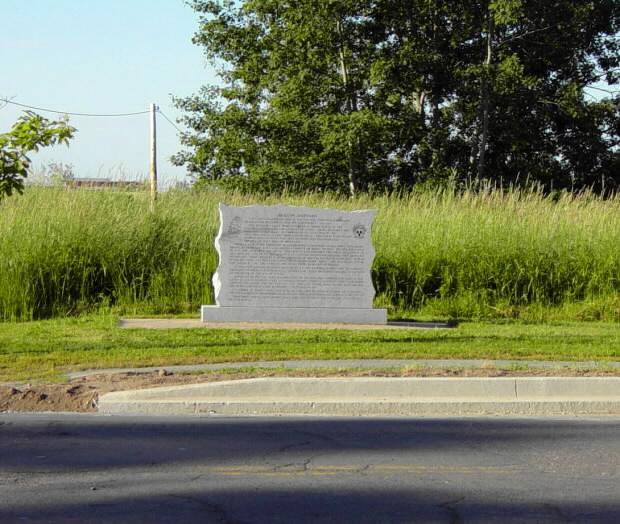 Bigelow shipyard monument, general view