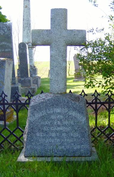 Harold L. Borden memorial stone
