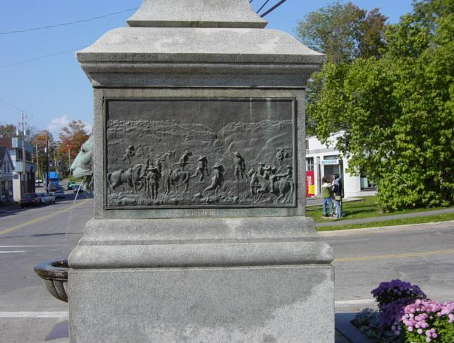 Nova Scotia: Harold Borden monument, east face
