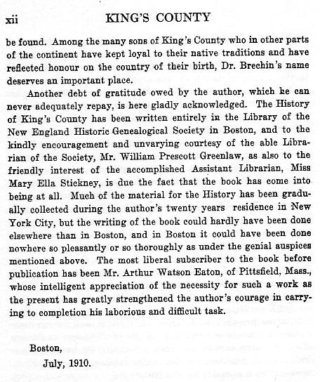 History of Kings County, 1910, by A.W.H. Eaton