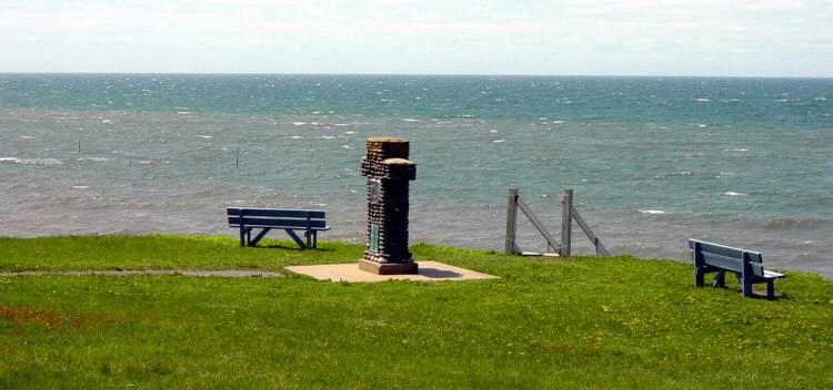 Morden: French Cross monument, looking west