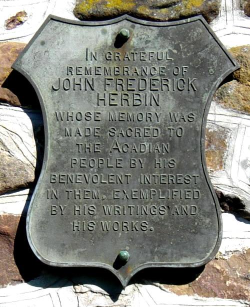 Plaque commemorating John Frederick Herbin