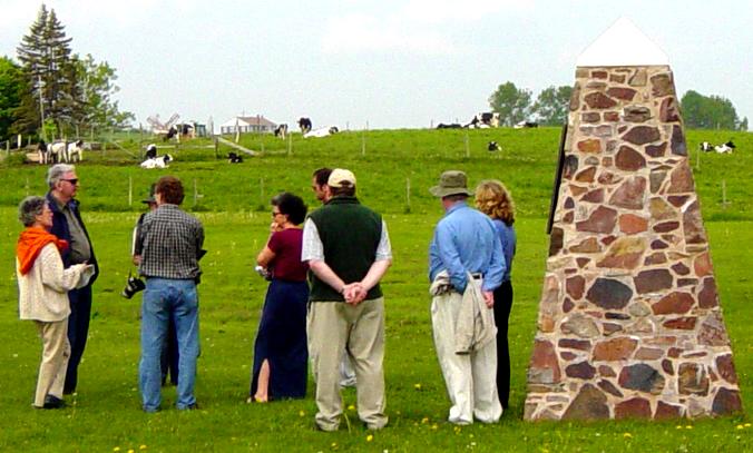 Horton Landing: Planters monument