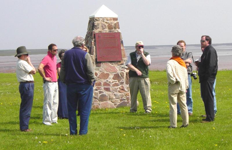 Horton Landing: Planters monument