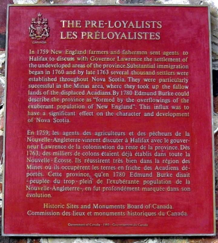 Planters monument, Horton Landing: the plaque