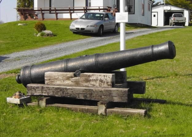 Five Houses cast iron cannon