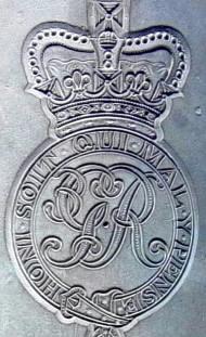 The Royal Cypher of King George III encircled by a crowned Garter and cast into the first reinforce of the barrel