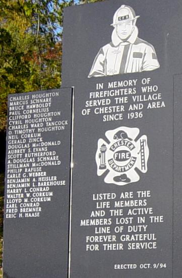 Firemen memorial, Chester
