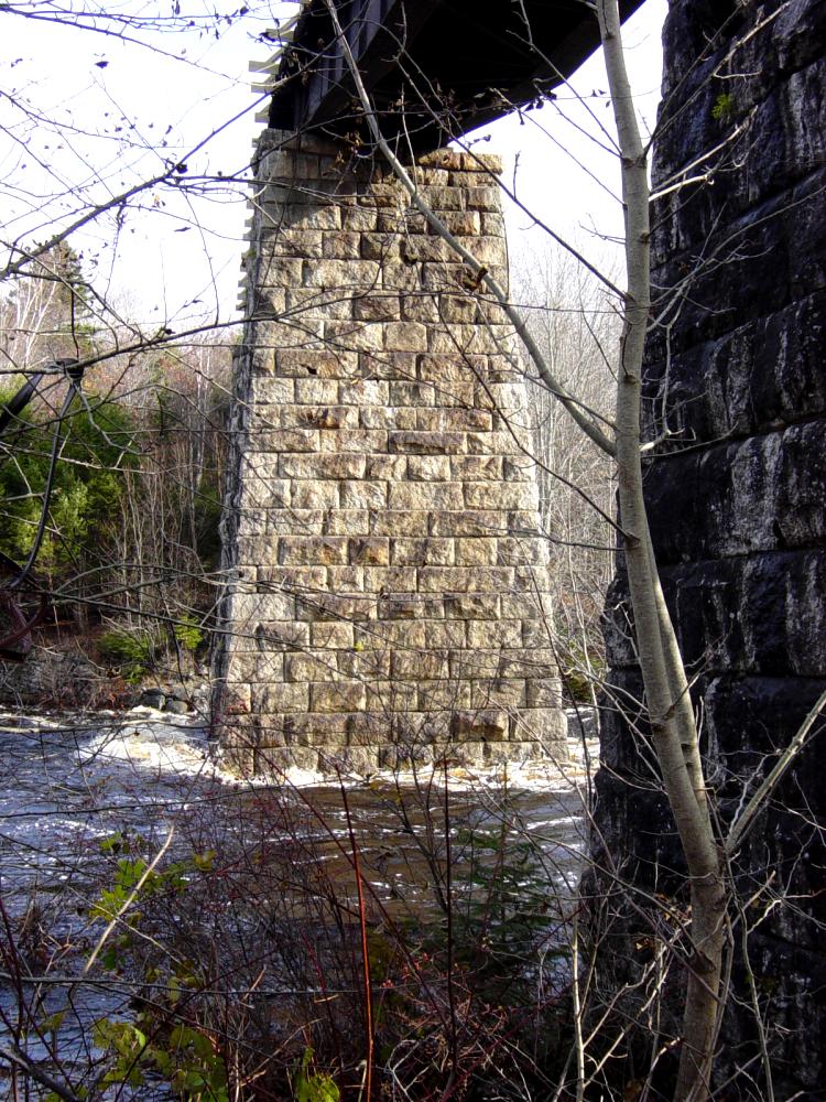 Gold River Bridge with new deck and handrail by Military Engineers