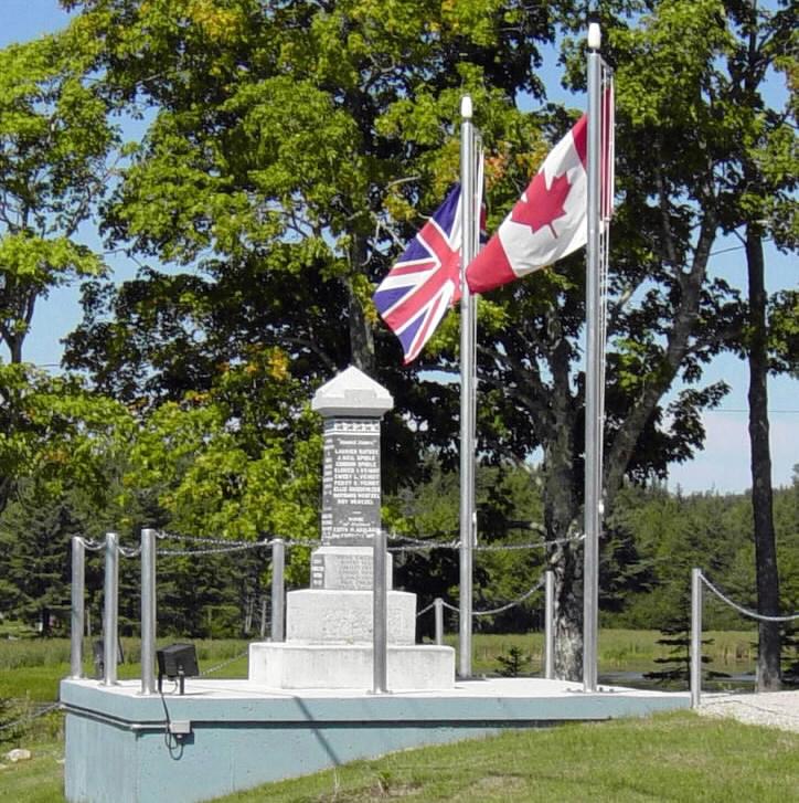 Parkdale-Maplewood monument: general view looking northward