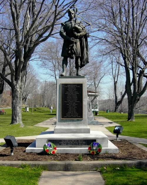 New Glasgow: WW1 war memorial, general view looking north, sculpture by Massey Rhind