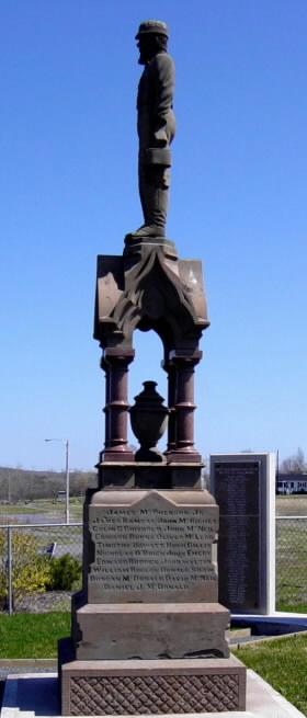 Westvill: Miners Memorial 1891, south face