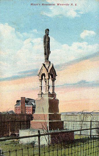 Westville Miners Monument, early 1900s