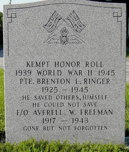 Kempt war memorial