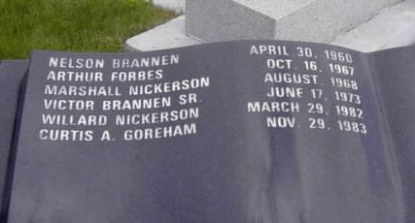 Woods Harbour fisherman's memorial