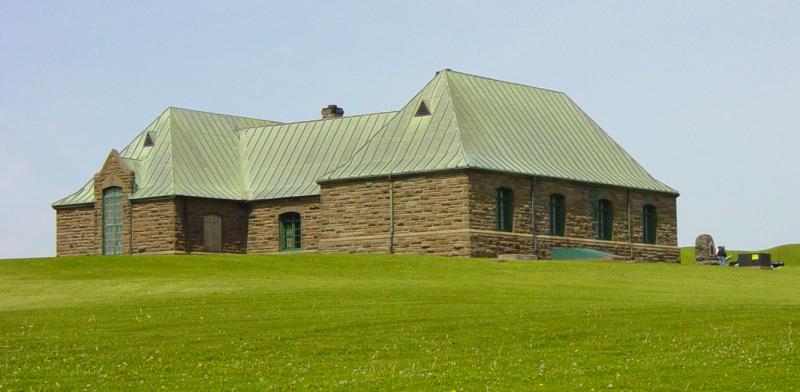 Fort Beausejour Museum, view from the southwest