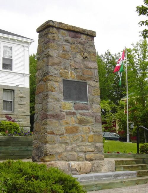 Baddeck Courthouse: First Flight monument
